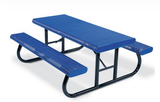 8' Rectangular Expanded Steel Table, Portable Frame