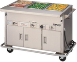 Pipermatic Mobile Hot Food Table DME-3-PTS-BH
