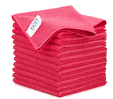 16”x16” Buff™ Pro Multi-Surface Microfiber Towel - 12 Pack Red