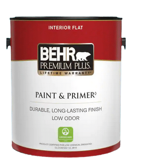 BEHR PREMIUM PLUS 1 Gal. Caicos Turquoise Flat Low Odor Interior Paint & Primer  #MQ4-21