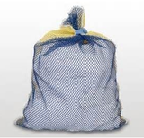 18 X 30 Mesh Laundry Bags, Rubber Closure, Colors Medium Wgt.