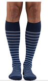 Everyday Style Multi Stripe Unisex Support Socks