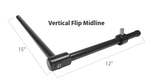 Vertical Flip-Up Midline for Retract 4 Joystick Arm