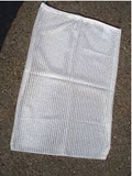 24 X 36 Mesh Laundry Bags, Open Top, White, Medium Wgt.