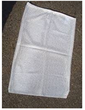 24 X 36 Mesh Laundry Bags, Open Top, White, Heavy Wgt.