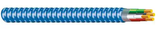 Southwire  12/3 X 250 ft. Solid Blue CU MC (Metal Clad) Armorlite Cable #55276501