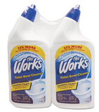 The Works Disinfectant Toilet Bowl Cleaner, 32 oz Bottle, 2/Pack #33302WK
