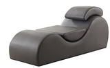 Us Pride Furniture Faux Leather Deluxe Stretch Chaise Relaxation And Yoga Chair With Removable Pillows
